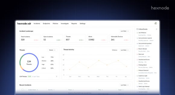 Hexnode Marks its Move into Endpoint Security with Hexnode XDR 