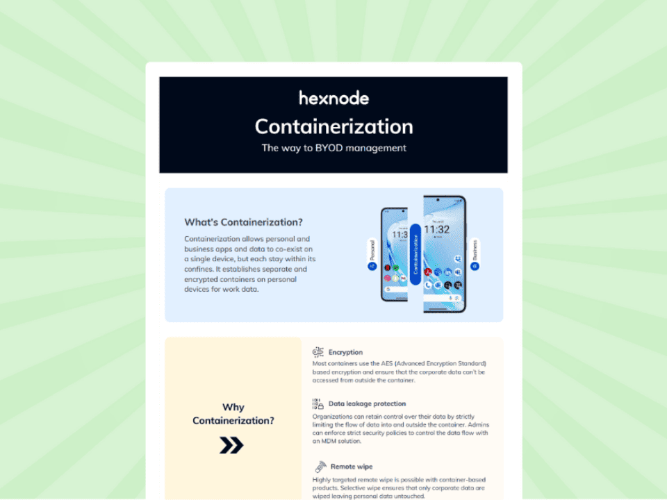 Containerization: Smarter BYOD Management for Enterprises