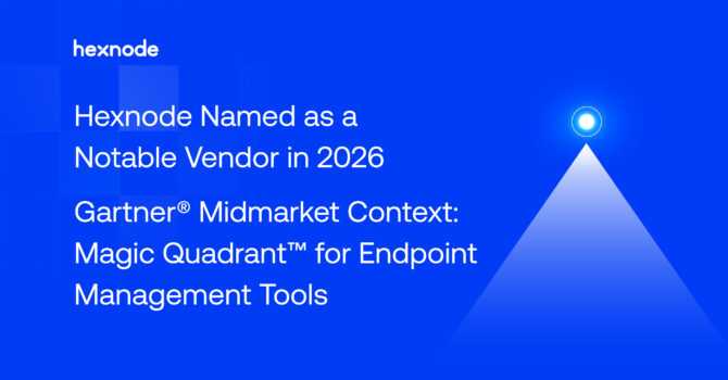 Hexnode as Notable Vendor in2026 Gartner Midmarket Context