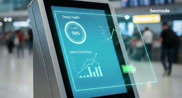 Kiosk Analytics Tracking Usage Performance with Hexnode