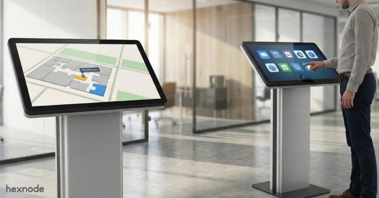 single app vs multi app kiosk mode