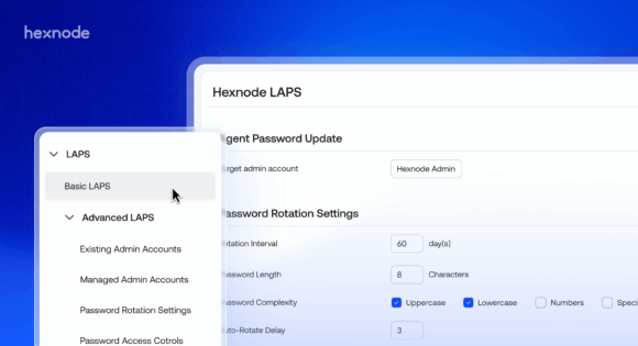 Hexnode LAPS for Windows and macOS