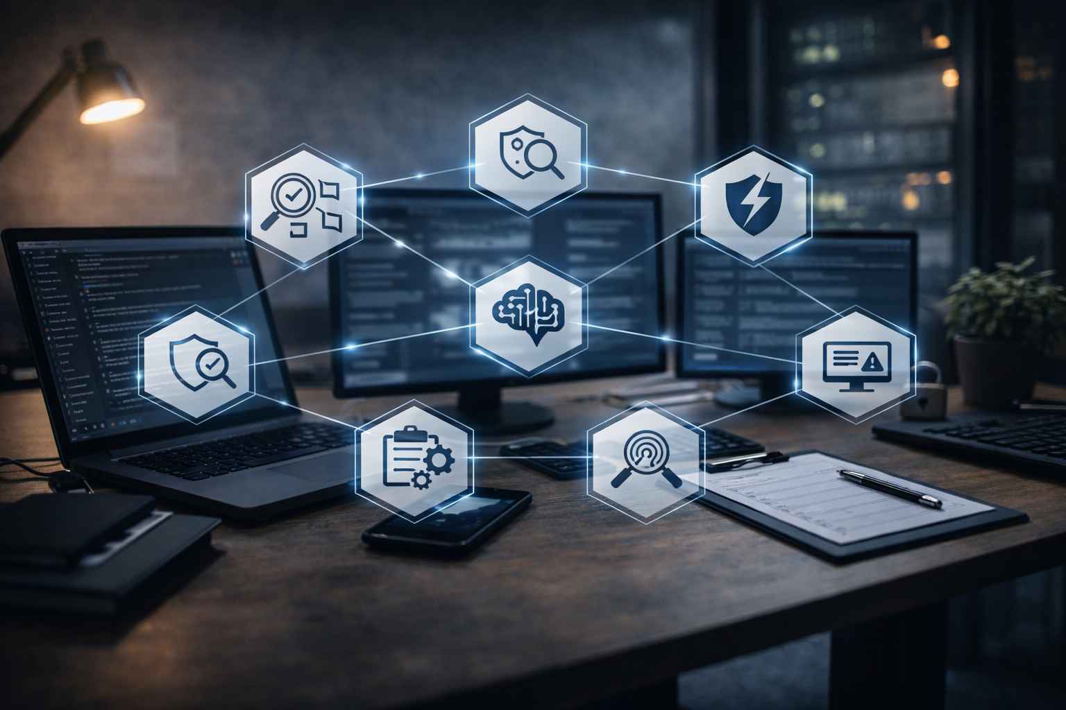 Image showing supply chain icons