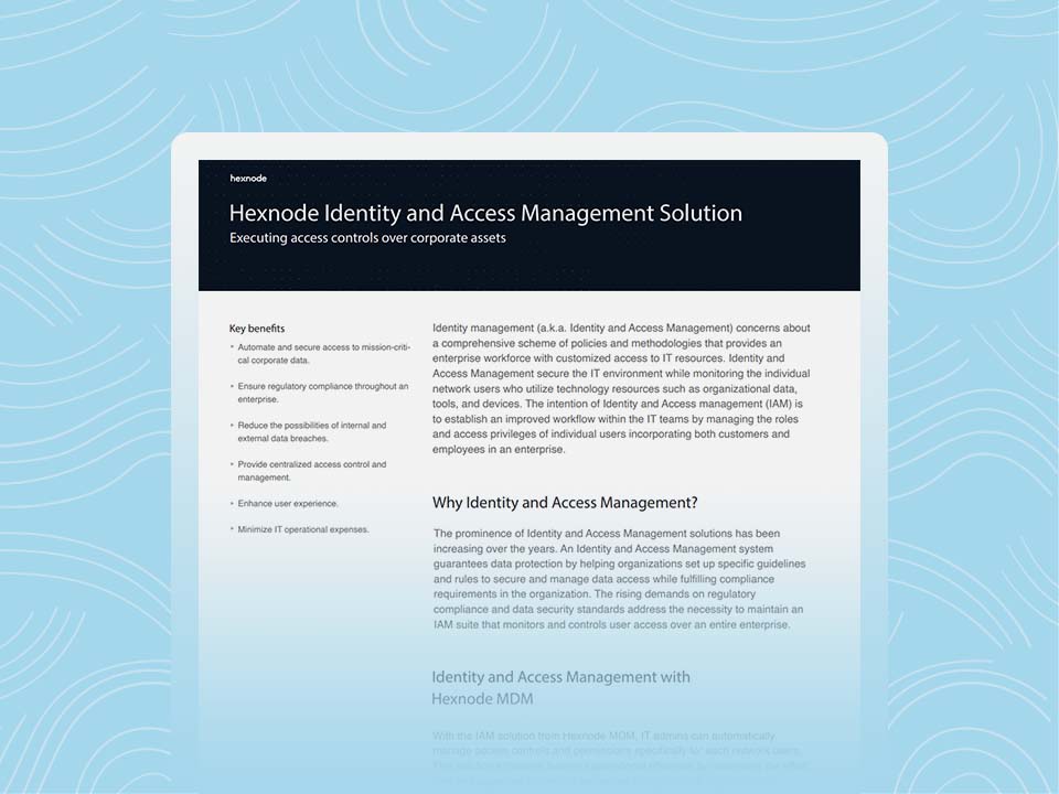 hexnode-identity-and-access-management-solution