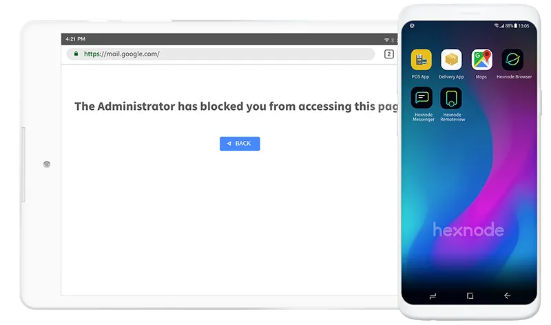 Hexnode Kiosk Browser