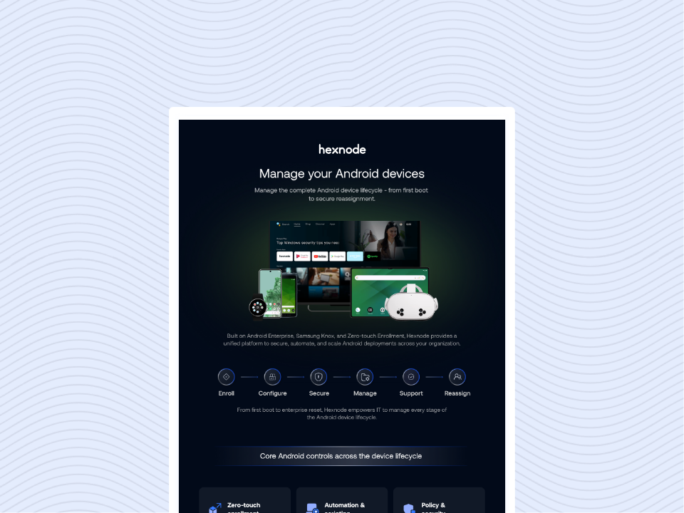 Android Platform Capability Statement