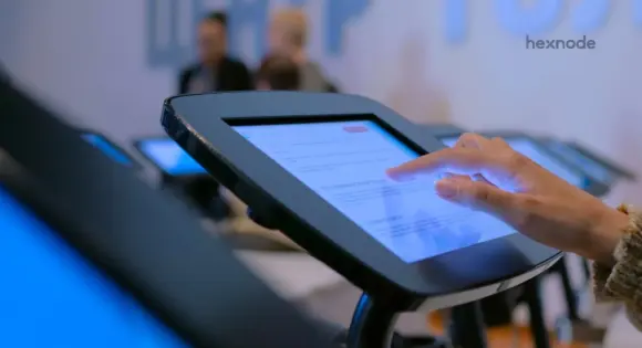 Image of a Fire device locked in single app mode.