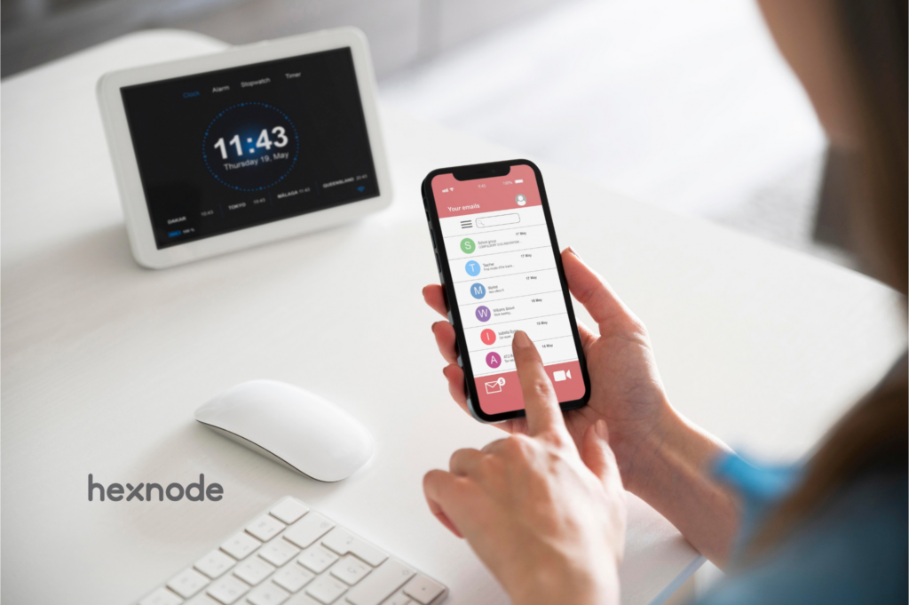 Image of an iPhone locked in autonomous single app mode