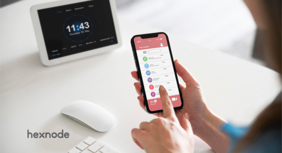 Image of an iPhone locked in autonomous single app mode