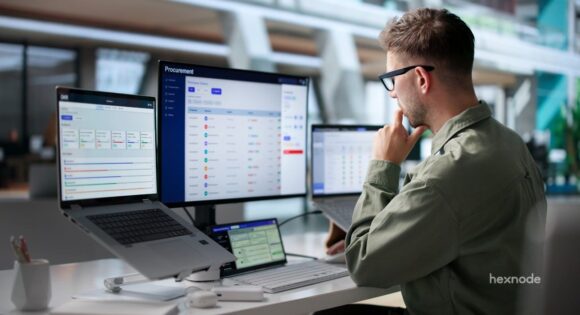 hexnode admin remote actions