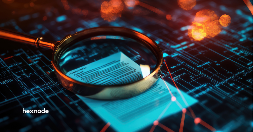 Hexnode XDR detection policy