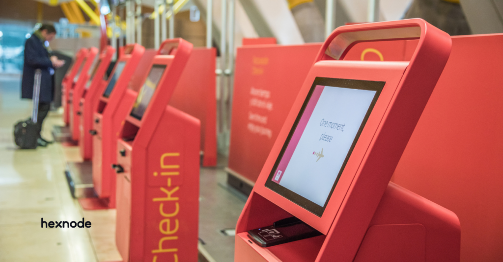 Hexnode kiosk fleet monitoring