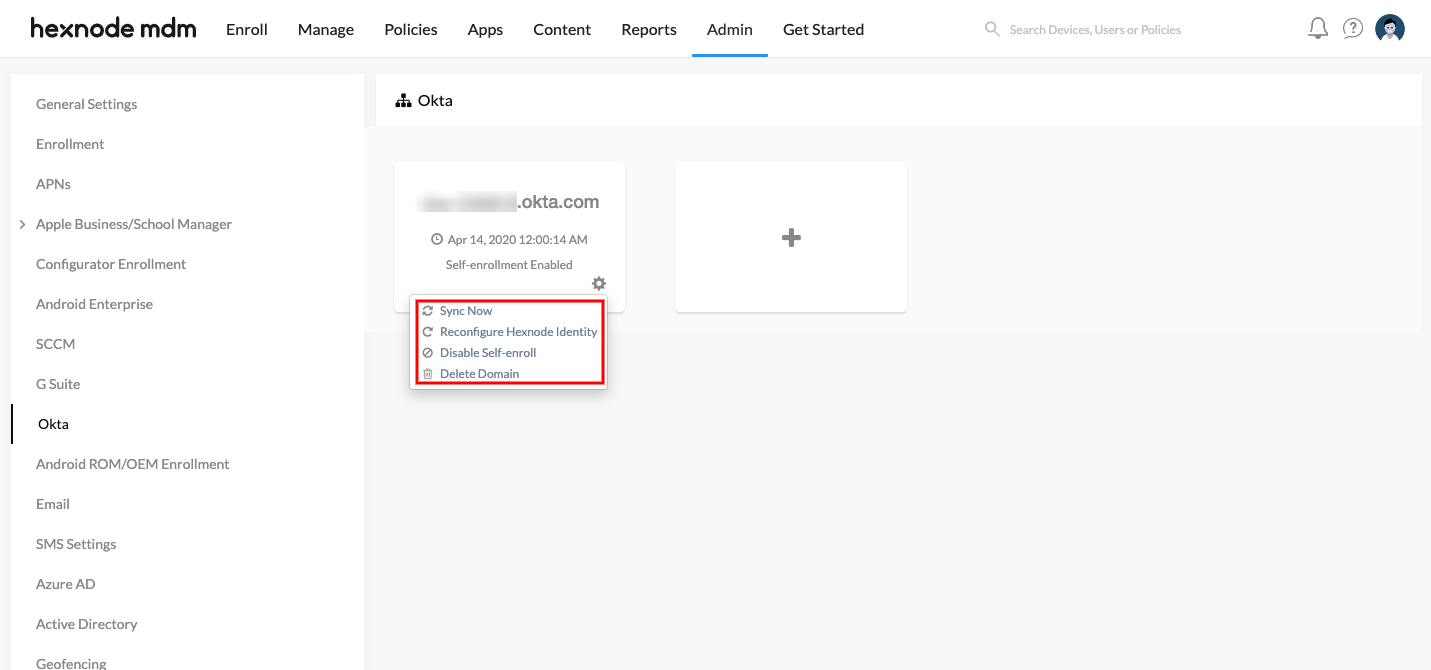 remote actions for Okta