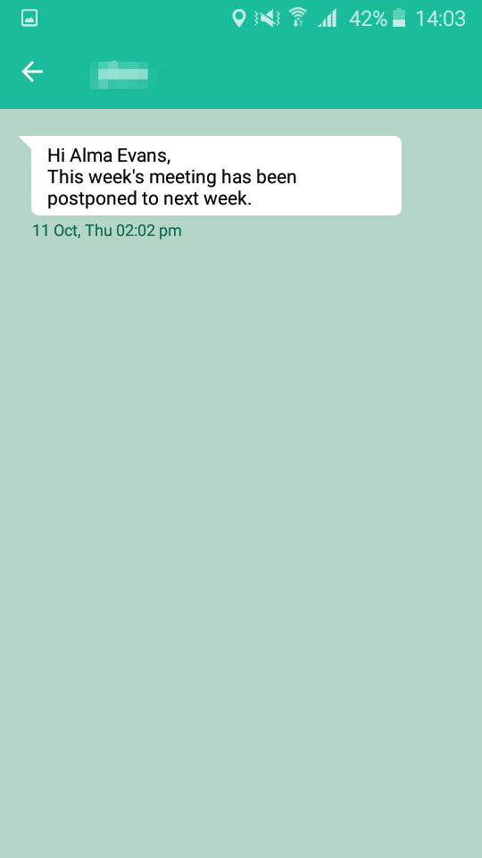View broadcast messages on Android devices using Hexnode MDM app