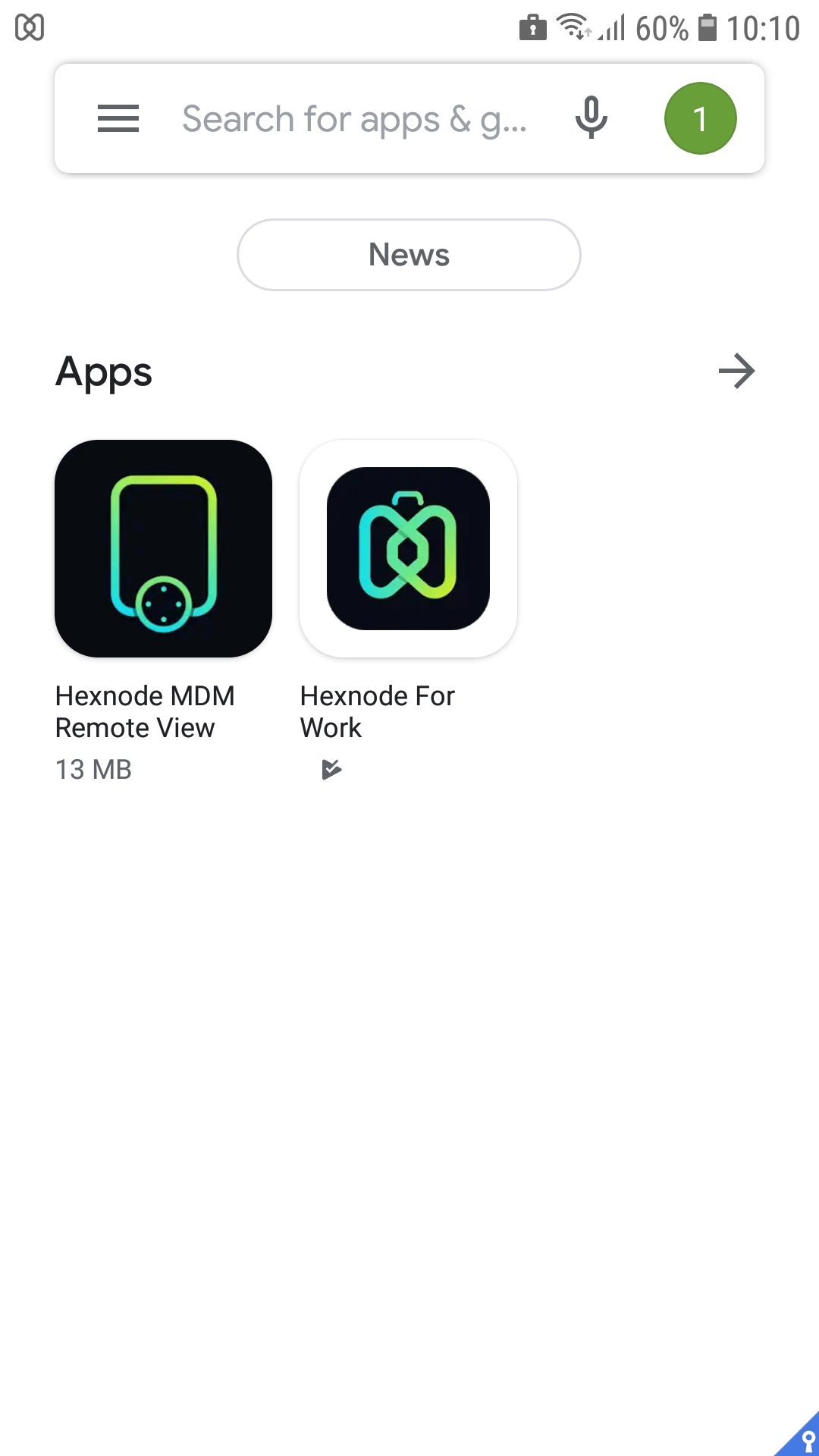 Customize Play Store Layout with custom apps with Hexnode UEM
