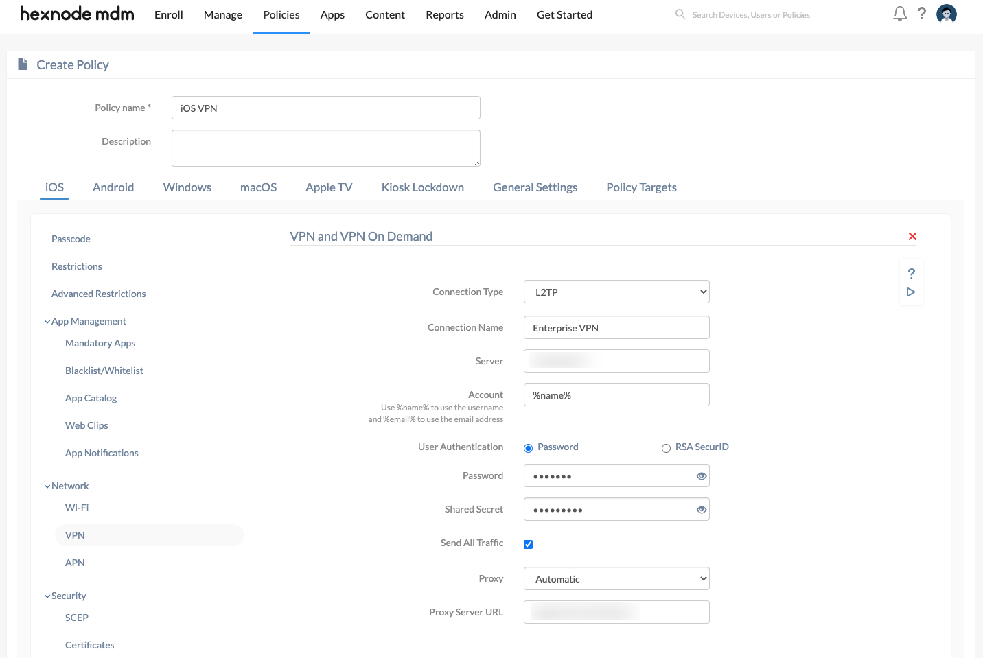 create VPN configuration settings for iOS devices with mdm create VPN configuration settings for iOS devices with mdm