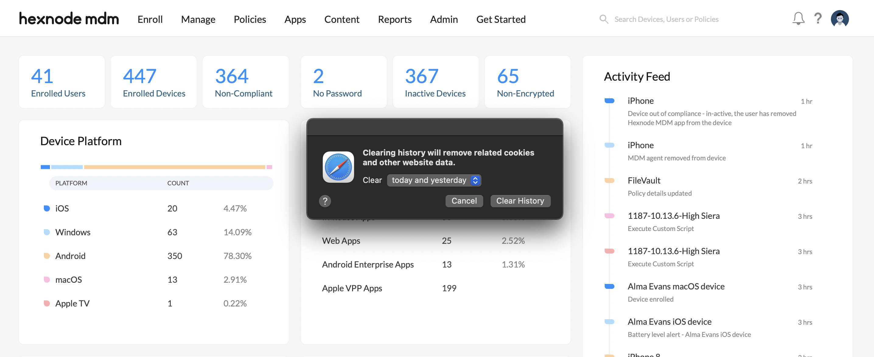 Clearing browsing data and cookies in Safari help load pages faster  