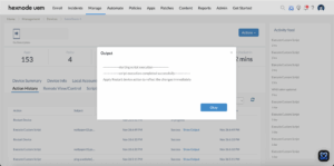 Script to set wallpaper remotely on Windows executed successfully from Hexnode.
