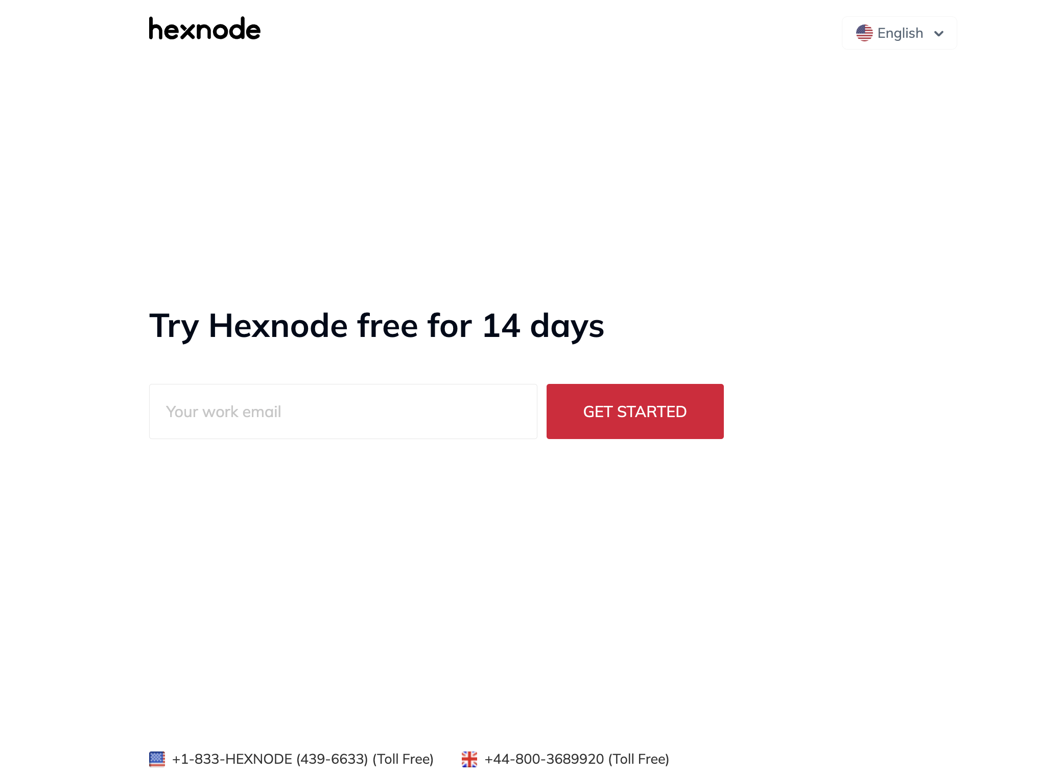 Sign-up for Hexnode UEM Hexnode UEM new portal provisioning process