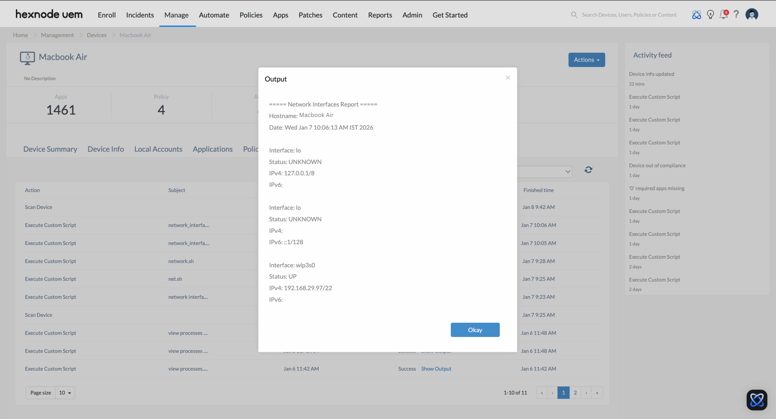 Auditing Linux Network Interfaces with Scripts
