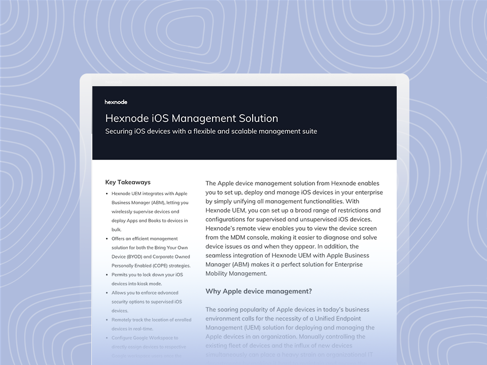 hexnode-ios-management-solution