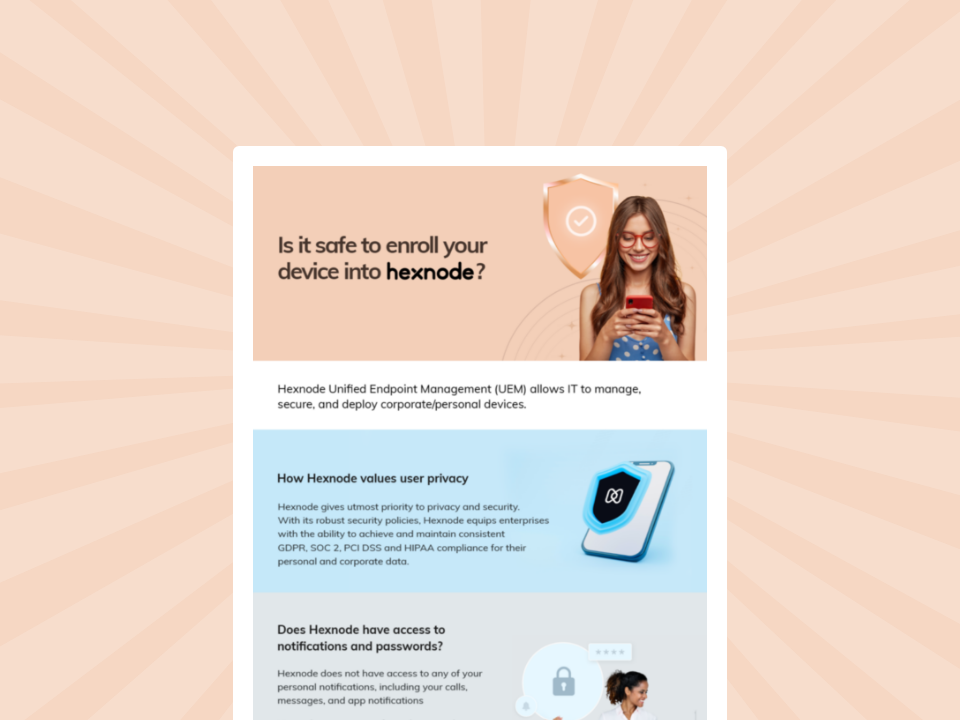 Is it safe to enroll my personal phone in a UEM