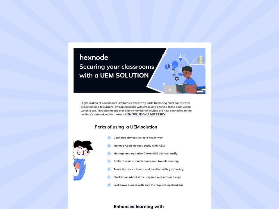 Securing your classrooms with a UEM solution
