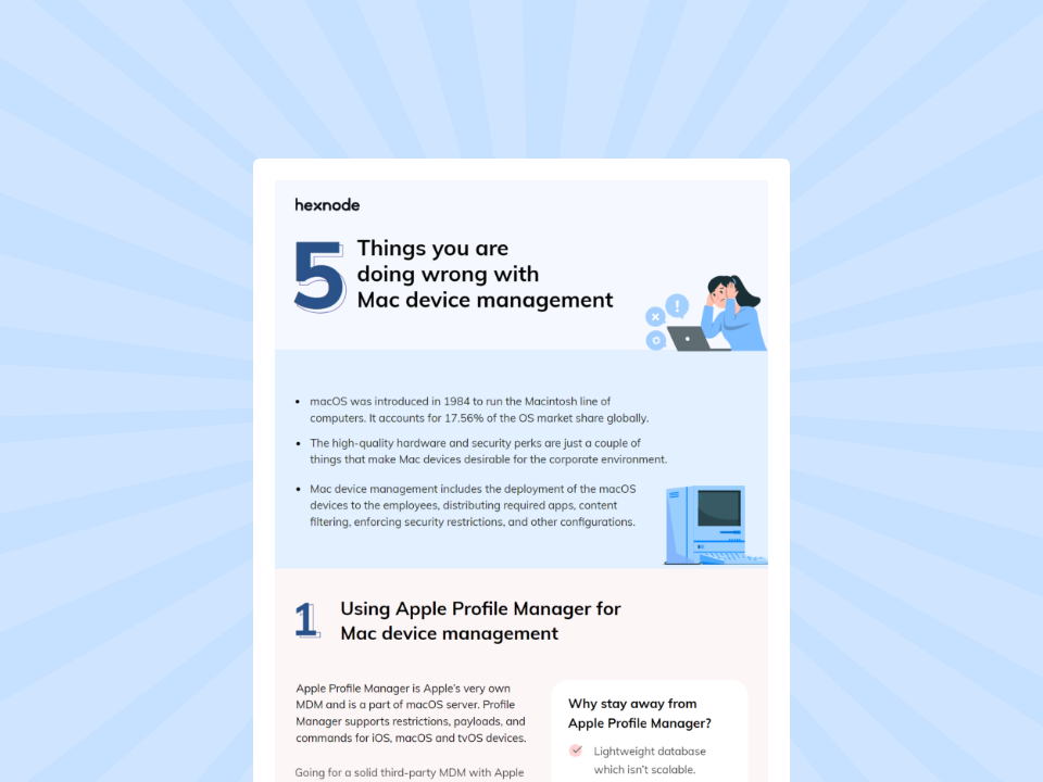 5 Things you are doing wrong with Mac device management