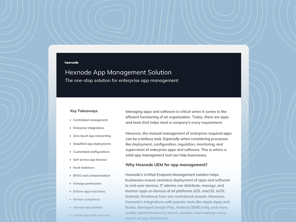 hexnode-app-management-solution
