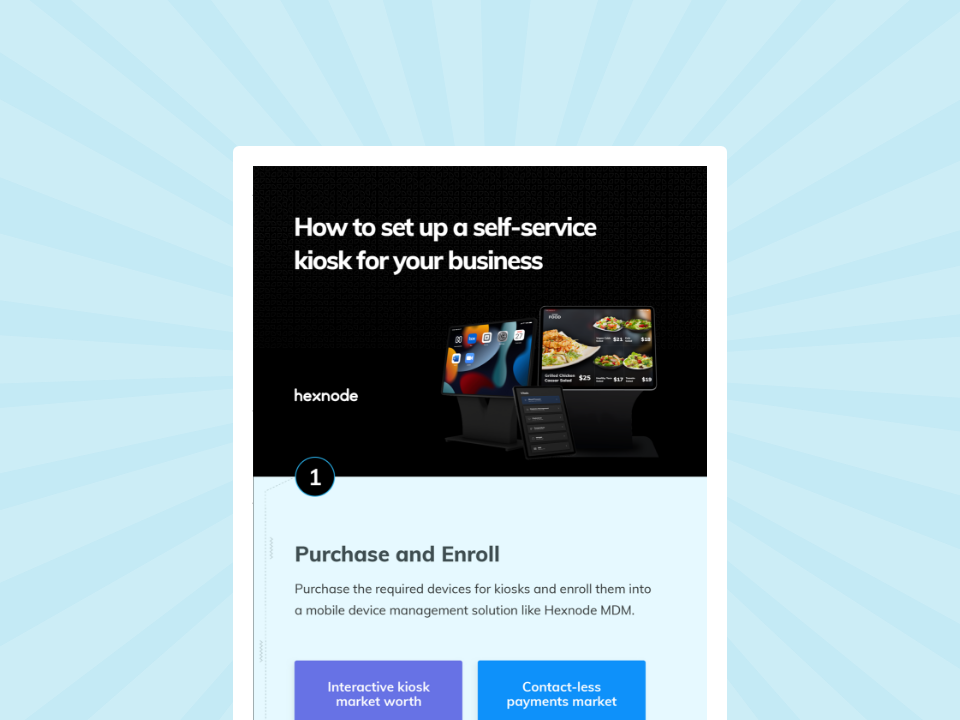 How to set up a self-service kiosk for your business