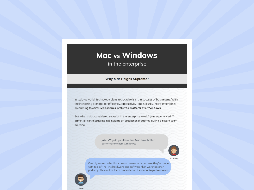 Infographics_Mac vs Windows in the enterprise