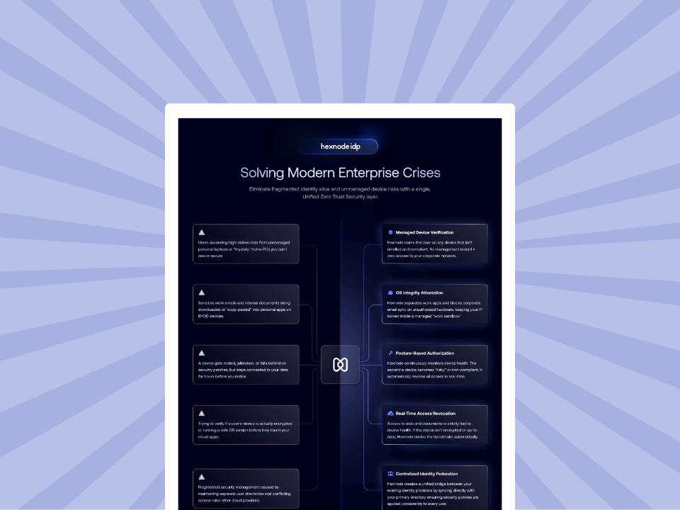 Hexnode IdP use cases